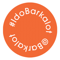 Orange Spin Sticker by Barkalot