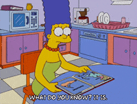 interested marge simpson GIF