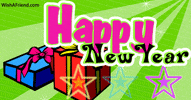New Year Greetings GIF by wishafriend
