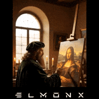 Mona Lisa Art GIF by ElmonX