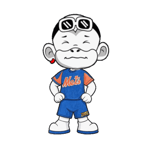 Sad New York Mets Sticker by Zhot