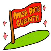 Amiga Date Cuenta Sticker