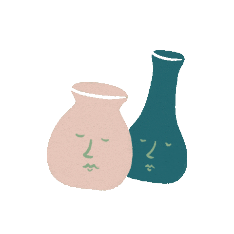 Sun Vase Sticker