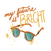 Feeling Good Summer Sticker by Alex Gold Art