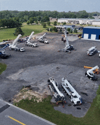 Cranes Drone Footage GIF by Empire Crane Company