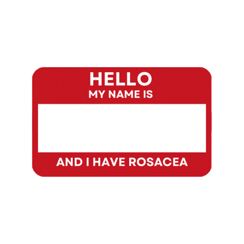 talontedlex giphyupload red face rosacea skin positivity Sticker