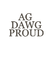 Agriculture Uga Caes Sticker by University of Georgia