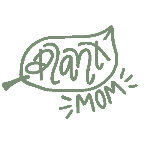 AnnasArttCo mom plants go green plant mom Sticker