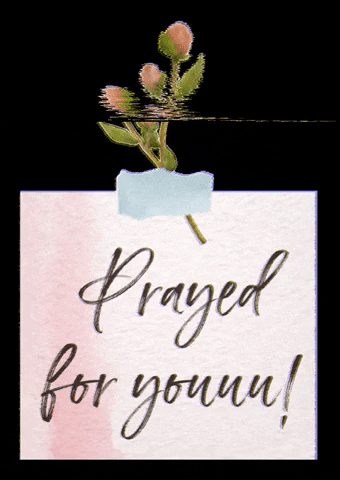 Heymonet giphygifmaker flower note prayer GIF