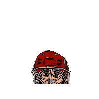 bonejackdesigns hockey goalie goalies bone jack designs Sticker