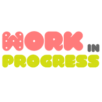 Working In Progress Sticker by Amnessya