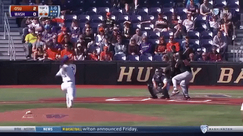 BeaverBaseball giphygifmaker baseball home run oregon state GIF