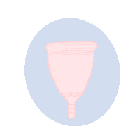 lanimx cup copa menstrual cup menstrual Sticker