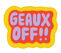 Louisiana Go Off Sticker
