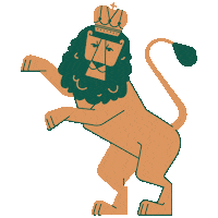 Cartoon King Sticker