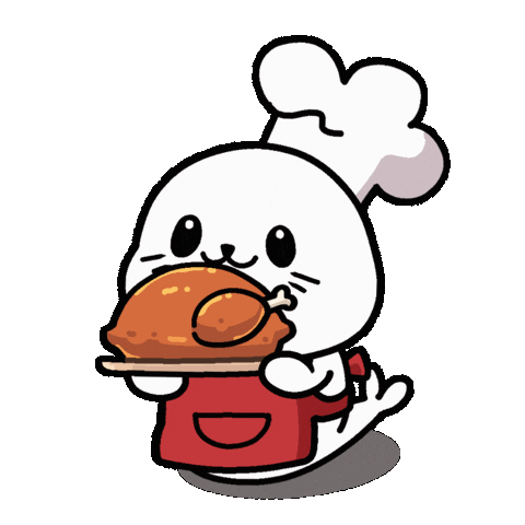 Chef Cooking Sticker by Sappy Seals