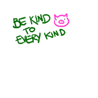 Vegan Pig Sticker