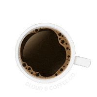 Cafe Caffeine Sticker by Cloud 9 Coffee Co.