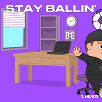 Work From Home Swag GIF by OneFootball Heads