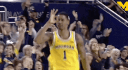 Michigan Basketball Wolverines GIF by Michigan Athletics