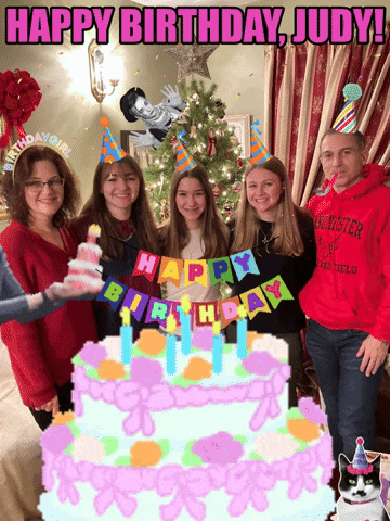 yoremomm8822 giphygifmaker giphyattribution happy birthday judy GIF