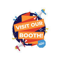 Booth Exhibiting Sticker by American Geophysical Union
