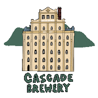 Cascade Aleishaearp Sticker by Tasmania