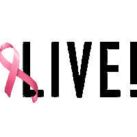 breast cancer women Sticker by LIVE!
