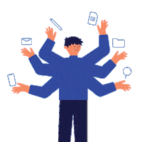 Otovo employee otovo multi-tasker super employee Sticker