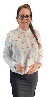 ISSABS kiss flamingo kus handkiss Sticker