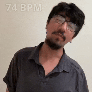 74 bpm