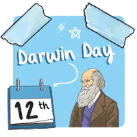 Darwin Day Love Sticker by Twinkl Parents