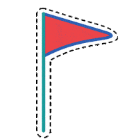 agenceDUNK flag dunk place position Sticker