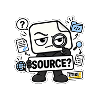 Verify Fact Check Sticker by ZTIKIX