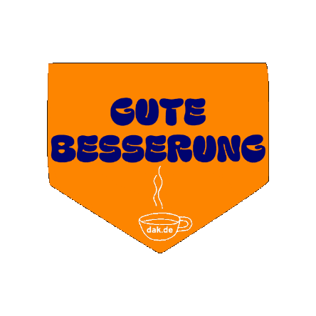 Get Well Soon Tee Sticker by DAK-Gesundheit