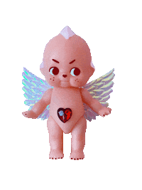 EganStreetDesign valentine valentines day angel valentines Sticker