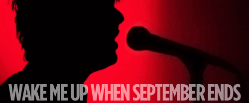 Wake Me Up When September Ends GIF by MOODMAN
