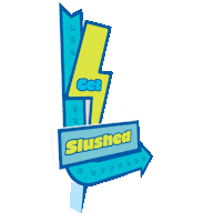 Blue Slush Sticker by Alani Nu