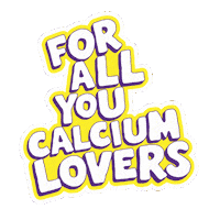 Calcium Cheese String Sticker by Strings & Things