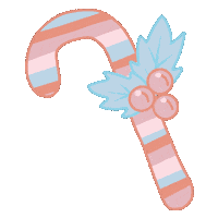 Christmas Candy Sticker
