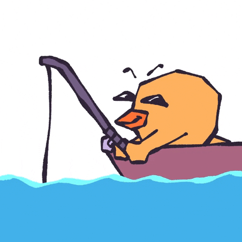 Hook Line And Sinker Bird GIF