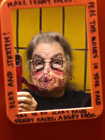 taramaginnis silly mask GIF