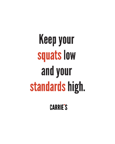 fitness squats Sticker by Carrie's - More Than Pilates