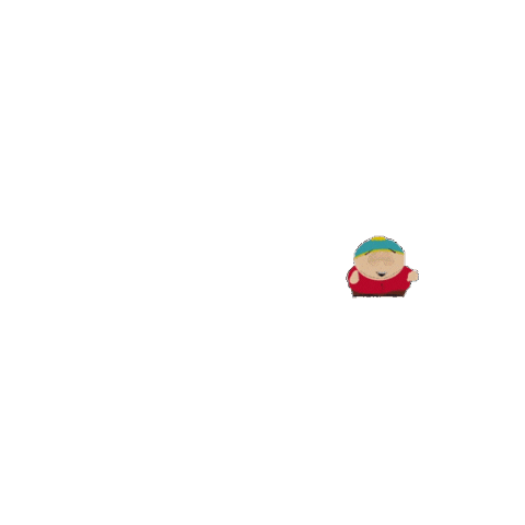 Cartman Running Sticker by South Park