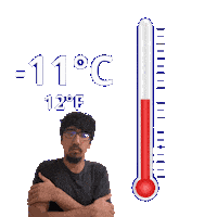 Negative Eleven Degrees Sticker