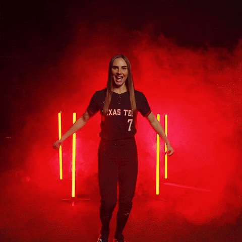 Logan Halleman GIF by Texas Tech Softball