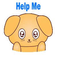 Helping Help Me Sticker by MyMorningDog