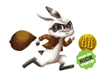 money bunny Sticker