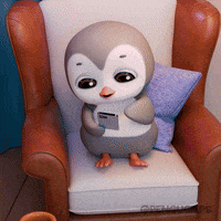Penguclips love penguin pengu miss GIF