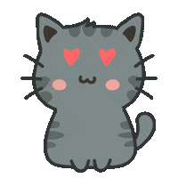 Cat Dog Sticker by Patra Bene